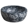 Lavoar rotund pictat floral albastru + alb Sapho Priori