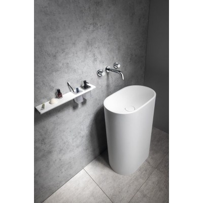Lavoar baie oval freestanding marmura compozit 56.5 x 36.2 x 85 Sapho Trevia Lavoar baie oval freestanding marmura compozit 56.5 x 36.2 x 85 Sapho Trevia