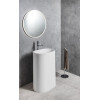Lavoar baie oval freestanding marmura compozit 56.5 x 36.2 x 85 Sapho Trevia Lavoar baie oval freestanding marmura compozit 56.5 x 36.2 x 85 Sapho Trevia