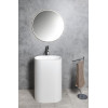 Lavoar baie oval freestanding marmura compozit 56.5 x 36.2 x 85 Sapho Trevia Lavoar baie oval freestanding marmura compozit 56.5 x 36.2 x 85 Sapho Trevia