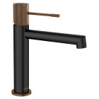 Baterie lavoar negru cupru Sapho Solaris