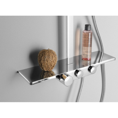 Set dus Sapho Dalia cu baterie termostat incorporata