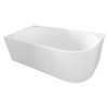Cada baie acril de colt Tibera Freestanding 170 x 80 cm v. stanga