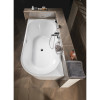 Cada baie acril de colt Tibera Freestanding 170 x 80 cm v. stanga