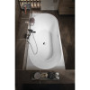Cada baie acril de colt Tibera Freestanding 170 x 80 cm v. stanga