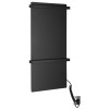 Radiator electric portprosop 40 x 80 cm negru Sapho Elmis 120W