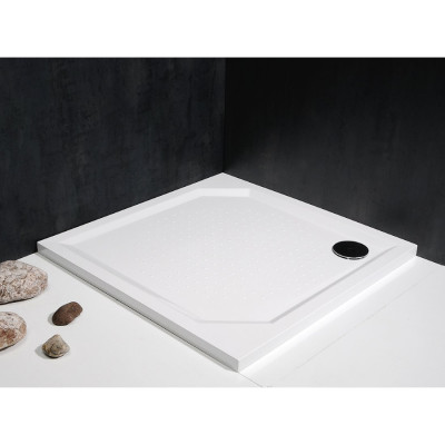 Cadita marmura compozit Gelco Aneta 90 x 90 cm