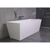 Cada baie Gelco Kvadrie Freestanding 159 x 65 cm marmura compozit