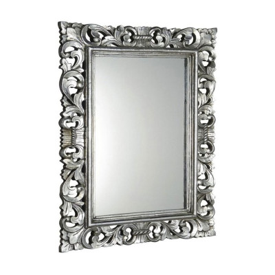 Oglinda cu rama sculptata Sapho Silver Glamour 70x100