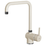 Baterie chiuveta bucatarie Elleci Senna granit alb antic