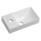 Lavoar dreptunghiular marmura compozit Piccolino 30 x 17 stanga