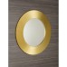Oglinda rotunda cu rama lemn Sapho Sunbeam 90