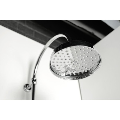 Set dus Retro cu baterie termostat Reitano Antea cromat