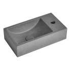 Lavoar dreptunghiular ciment negru 40x22 v. dreapta Sapho Crest