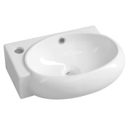 Lavoar de colt semirotund Ribera 43x28.5