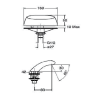Dispersor fix umplere pentru baterie pe cada Sapho Deck 160 mm