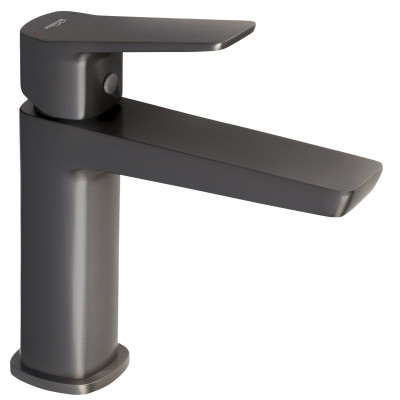 Baterie lavoar gun metal Aqualine Flery