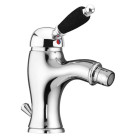 Baterie bideu Kirke Retro cromata, negru