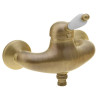 Baterie dus Retro bronz maneta portelan alb Sapho Kirke
