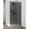 Cabina dus Walk-In sticla fumurie si profile cromate Polysan Esca