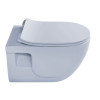 WC suspendat albastru deschis Sapho Brilla 35.5 x 53 cm