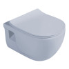 WC suspendat albastru deschis Sapho Brilla 35.5 x 53 cm