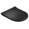 Capac WC negru 36 x 45 Soft Close AVVA Slim