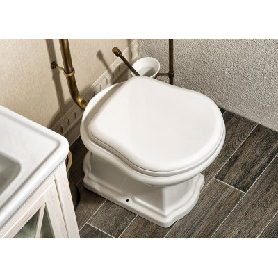 Capac WC Retro cu balamale bronz Soft Close Kerasan