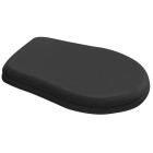 Capac WC negru Kerasan Retro