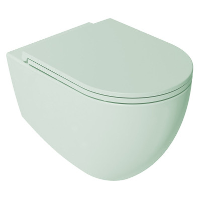 Vas WC suspendat verde Isvea Infinity