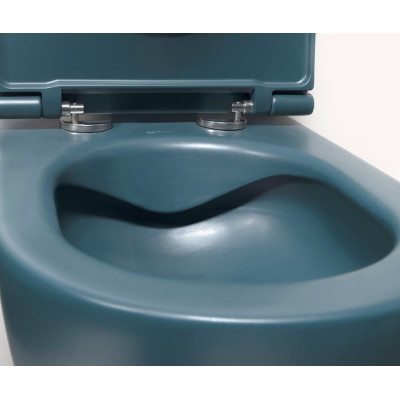 Vas WC suspendat culoare verde petrol Isvea Infinity