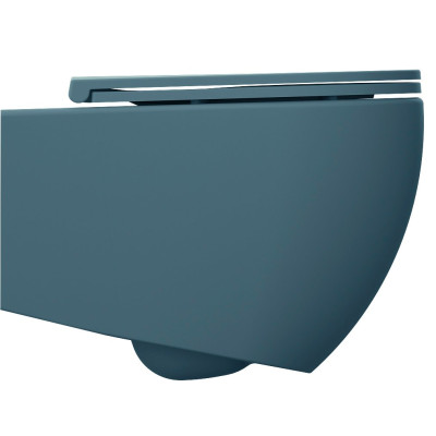 Vas WC suspendat culoare verde petrol Isvea Infinity