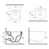 Vas WC suspendat caramiziu terracotta Isvea Infinity Vas WC suspendat caramiziu terracotta Isvea Infinity