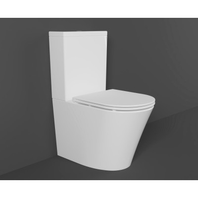 Vas WC semirotund cu rezervor monobloc dreptunghiular Bruckner