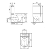 Vas WC cu lavoar incorporat 2 in 1 Aqualine Jalta Hygie Vas WC cu lavoar incorporat 2 in 1 Aqualine Jalta Hygie
