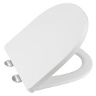 Capac WC semirotund 36.5 x 43-47 cm soft-close Aqualine Jalta Capac WC semirotund 36.5 x 43-47 cm soft-close Aqualine Jalta