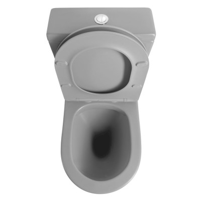 Vas WC cu rezervor monobloc culoare gri Sapho Paco