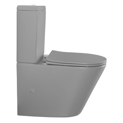 Vas WC cu rezervor monobloc culoare gri Sapho Paco