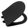 Capac WC negru 46 x 36.5 cm Sapho Paco Soft Close Capac WC negru 46 x 36.5 cm Sapho Paco Soft Close