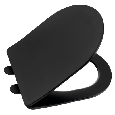 Capac WC negru 46 x 36.5 cm Sapho Paco Soft Close Capac WC negru 46 x 36.5 cm Sapho Paco Soft Close