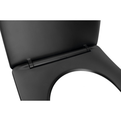 Capac WC negru 46 x 36.5 cm Sapho Paco Soft Close Capac WC negru 46 x 36.5 cm Sapho Paco Soft Close