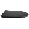 Capac WC negru 46 x 36.5 cm Sapho Paco Soft Close Capac WC negru 46 x 36.5 cm Sapho Paco Soft Close