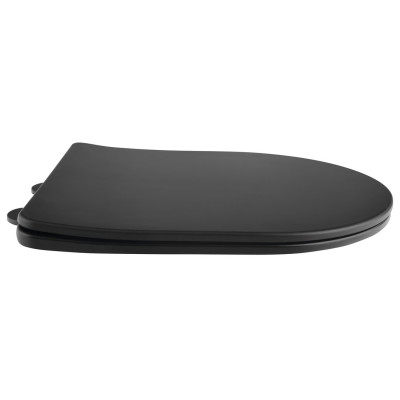 Capac WC negru 46 x 36.5 cm Sapho Paco Soft Close Capac WC negru 46 x 36.5 cm Sapho Paco Soft Close