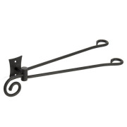 Suport prosoape de perete otel negru stil industrial MetaForm