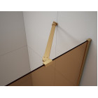 Brat fixare auriu 90 cm cabina dus walk-in Polysan