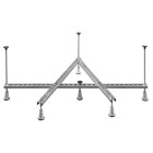 Cadru sustinere cadita inalta semirotunda de colt Polysan