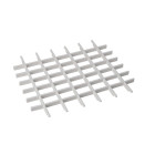 Grilaj plastic pentru vidoar dreptunghiular 36 x 30 cm Aqualine