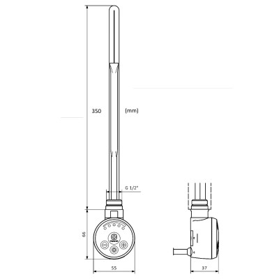 Rezistenta electrica calorifer 400 W Aqualine Rezistenta electrica calorifer 400 W Aqualine