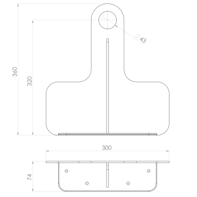 Consola lavoar otel 30 x 36 Sapho Tetris 