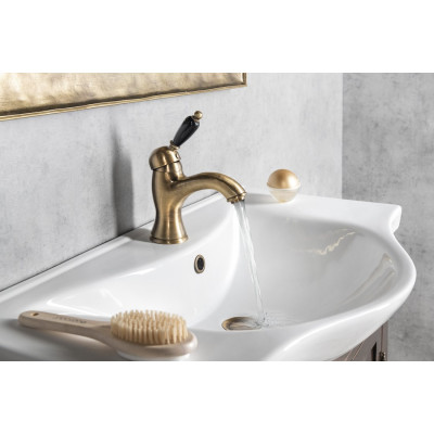 Baterie lavoar retro Sapho Kirke bronz/negru